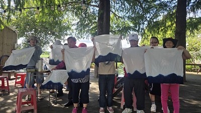천연염색-예담은 쪽염색 및 틀밭 활동